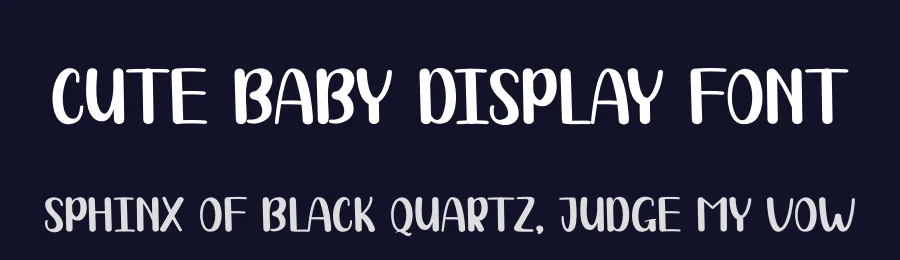 Cute Baby Display Font by andikastudio — Script Handwritten Font — thumbnail 2