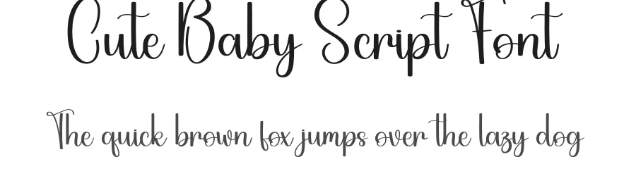 Cute Baby Script Font by andikastudio — Script Handwritten Font