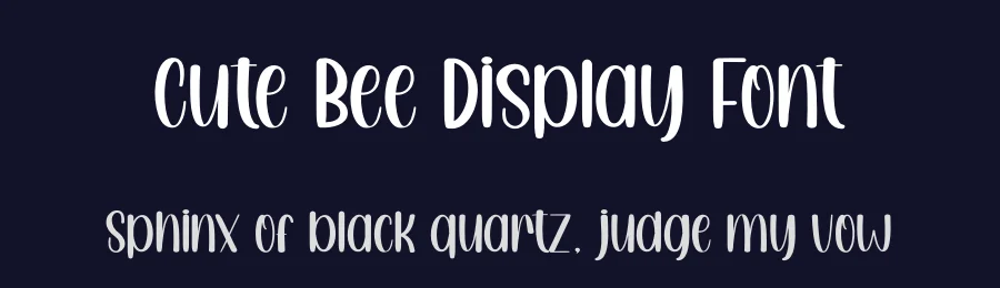 Cute Bee Display Font by andikastudio — Display Font — thumbnail 2