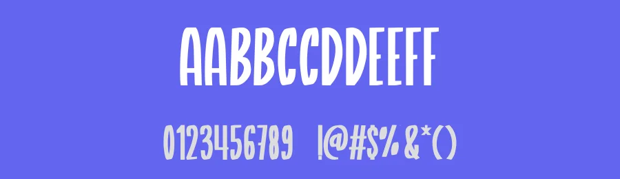 Cute Bunny Display Font by Craftedtype — Decorative Font — thumbnail 3
