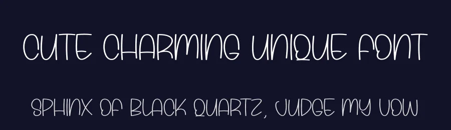 Cute Charming Unique Font by andikastudio — Script Handwritten Font — thumbnail 2