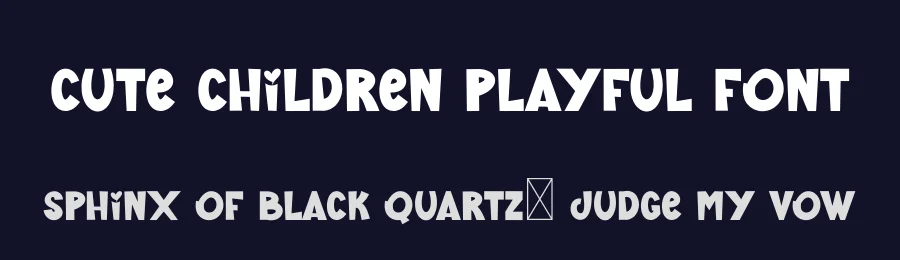 Cute Children Playful Font by freshtypeink — Decorative Font — thumbnail 2