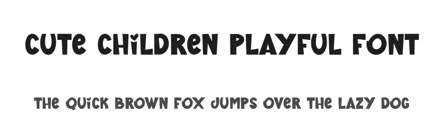 Cute Children Playful Font by freshtypeink — Decorative Font