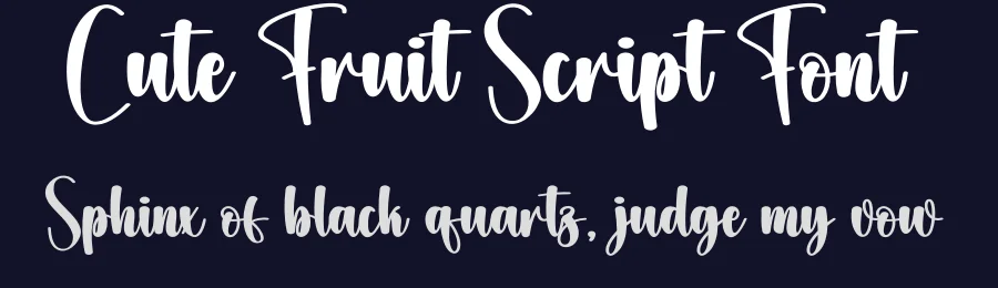 Cute Fruit Script Font by creativeletter — Script Handwritten Font — thumbnail 2