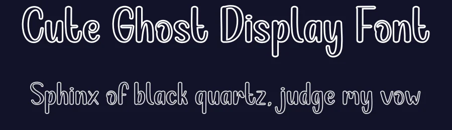 Cute Ghost Display Font by andikastudio — Display Font — thumbnail 2