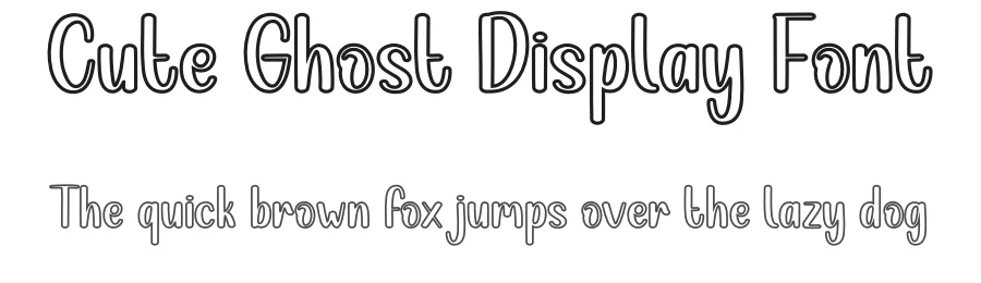 Cute Ghost Display Font by andikastudio — Display Font
