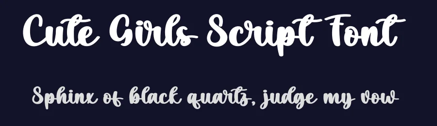Cute Girls Script Font by creativeletter — Script Handwritten Font — thumbnail 2