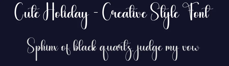 Cute Holiday – Creative Style Font by andikastudio — Script Handwritten Font — thumbnail 2