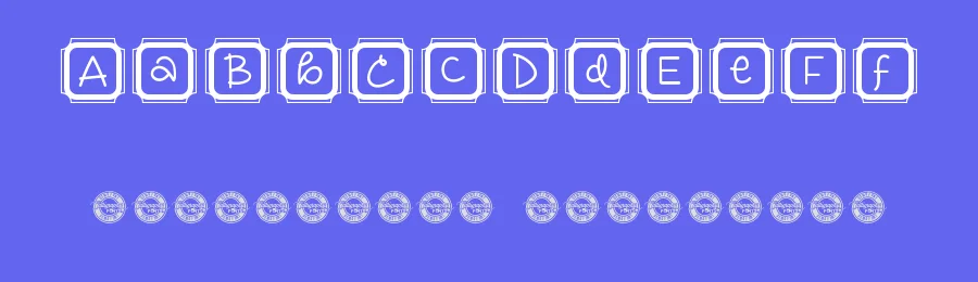 Cute Keyboard Font by CalligraphyFonts.net — Display Font — thumbnail 3
