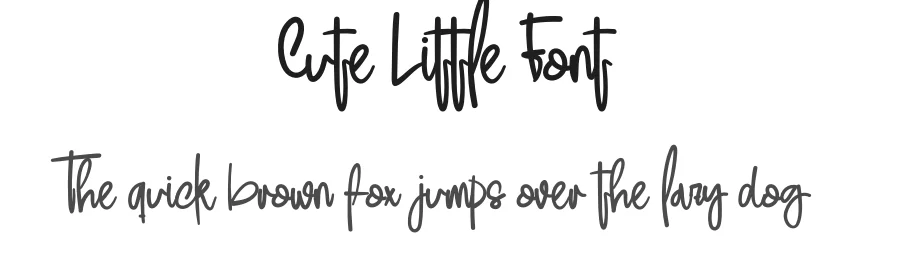 Cute Little Font by levincreative — Script Handwritten Font