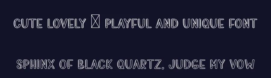 Cute lovely – Playful And Unique Font by freshtypeink — Display Font — thumbnail 2