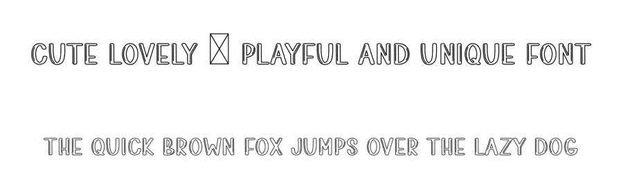 Cute lovely – Playful And Unique Font by freshtypeink — Display Font