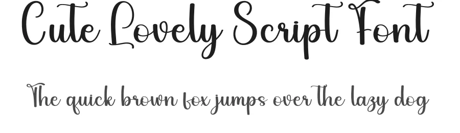 Cute Lovely Script Font by andikastudio — Script Handwritten Font