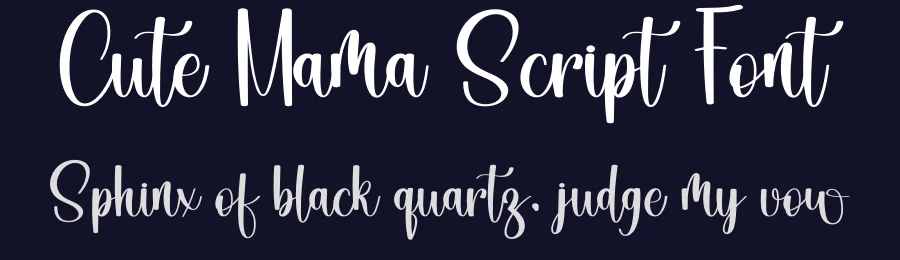 Cute Mama Script Font by freshtypeink — Script Handwritten Font — thumbnail 2