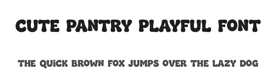 Cute Pantry Playful Font by freshtypeink — Display Font