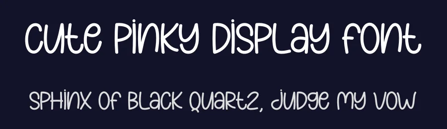 Cute Pinky Display Font by creativeletter — Display Font — thumbnail 2