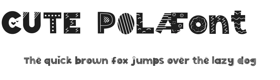 Cute Pola Font by CalligraphyFonts.net — Display Font