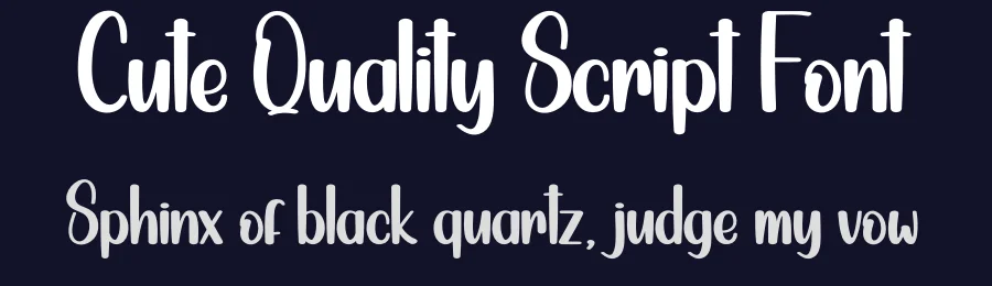 Cute Quality Script Font by creativeletter — Display Font — thumbnail 2