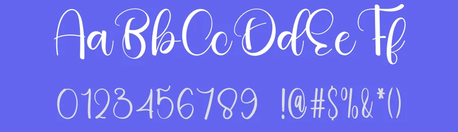 Cute Rabbit – Natural Script Handwritten Font by freshtypeink — Script Handwritten Font — thumbnail 3