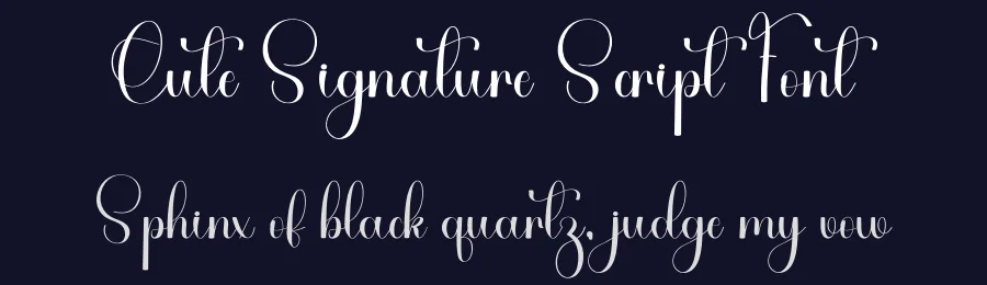 Cute Signature Script Font by freshtypeink — Decorative Font — thumbnail 2