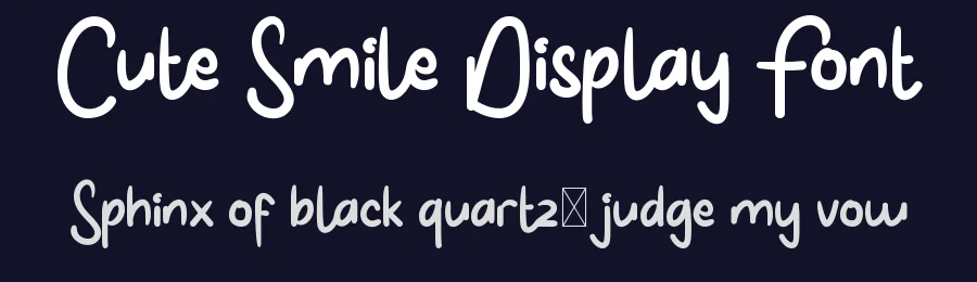 Cute Smile Display Font by noahtype — Script Handwritten Font — thumbnail 2