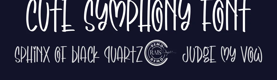 Cute Symphony Font by RaisProject — Display Font — thumbnail 2