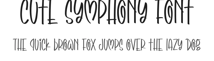 Cute Symphony Font by RaisProject — Display Font