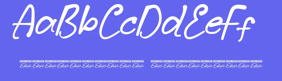 Cute Twins Font by edricstudio — Script Handwritten Font — thumbnail 3
