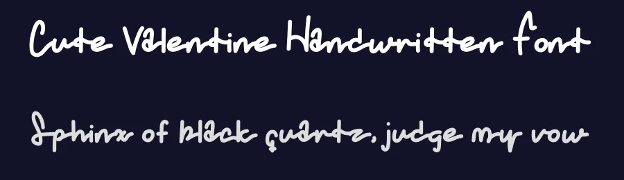 Cute Valentine Handwritten Font by levincreative — Script Handwritten Font — thumbnail 2