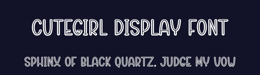 Cutegirl Display Font by andikastudio — Display Font — thumbnail 2