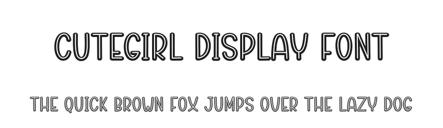 Cutegirl Display Font by andikastudio — Display Font