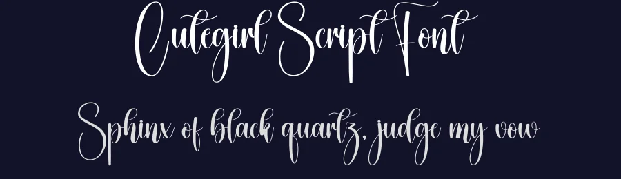 Cutegirl Script Font by creativeletter — Script Handwritten Font — thumbnail 2
