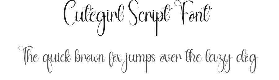 Cutegirl Script Font by andikastudio — Script Handwritten Font