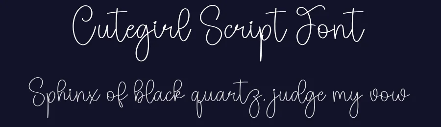 Cutegirl Script Font by creativeletter — Script Handwritten Font — thumbnail 2