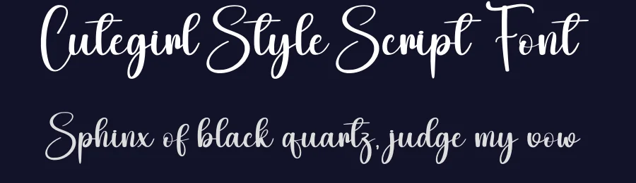 Cutegirl Style Script Font by creativeletter — Script Handwritten Font — thumbnail 2
