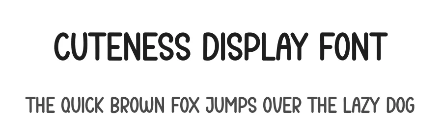 Cuteness Display Font by andikastudio — Script Handwritten Font