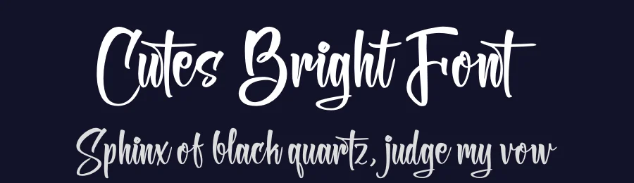 Cutes Bright Font by Operatype.Co — Script Handwritten Font — thumbnail 2
