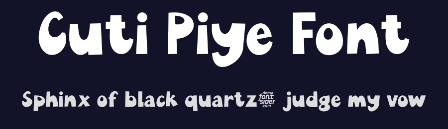 Cuti Piye Font by fontsider — Display Font — thumbnail 2