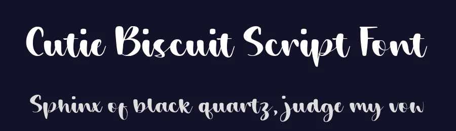 Cutie Biscuit Script Font by balpirick — Script Handwritten Font — thumbnail 2