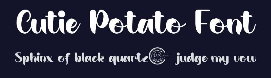 Cutie Potato Font by RaisProject — Script Handwritten Font — thumbnail 2