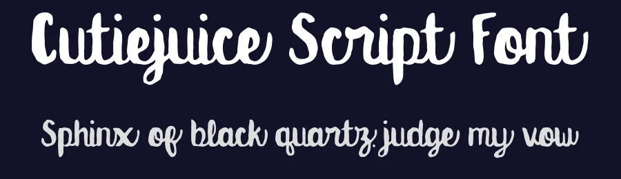 Cutiejuice Script Font by Gfont — Script Handwritten Font — thumbnail 2