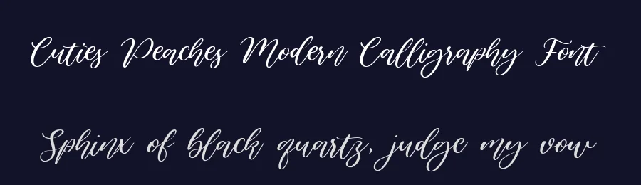 Cuties Peaches Modern Calligraphy Font by balpirick — Script Handwritten Font — thumbnail 2