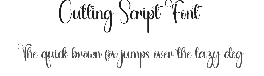 Cutting Script Font by andikastudio — Script Handwritten Font