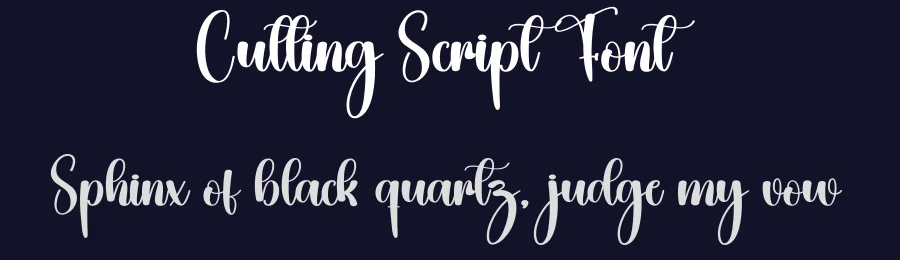 Cutting Script Font by creativeletter — Script Handwritten Font — thumbnail 2