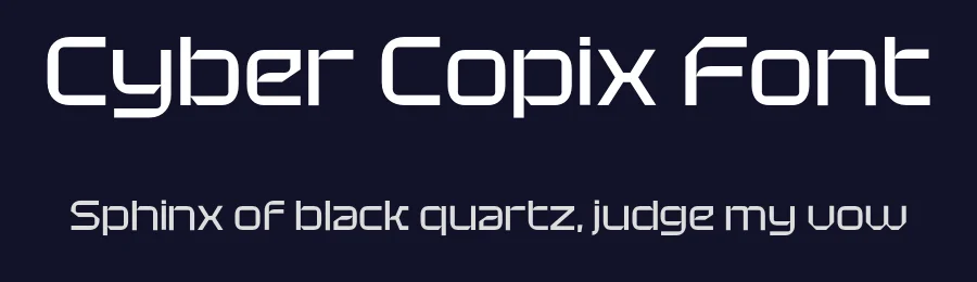 Cyber Copix Font by afkaristudio — Display Font — thumbnail 2