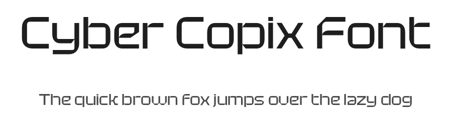 Cyber Copix Font by afkaristudio — Display Font
