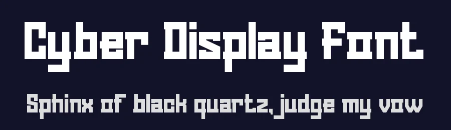 Cyber Display Font by StringLabs Creative Studio — Display Font — thumbnail 2