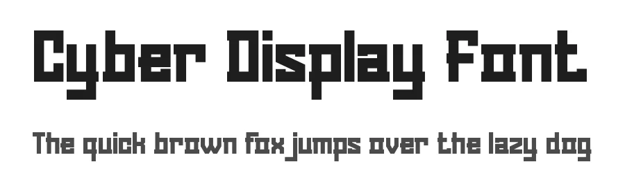 Cyber Display Font by StringLabs Creative Studio — Display Font