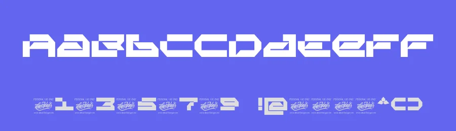 Cyber Grid Font by Almarkha Type — Display Font — thumbnail 3