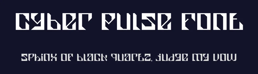 Cyber Pulse Font by PutraCetol Studio — Display Font — thumbnail 2